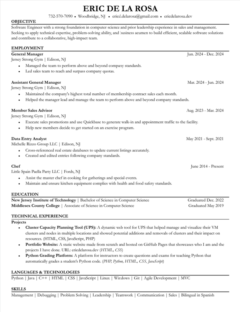 My Resume